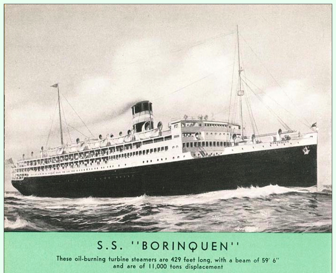 El Borinquen, Ship from Puerto Rico to New York