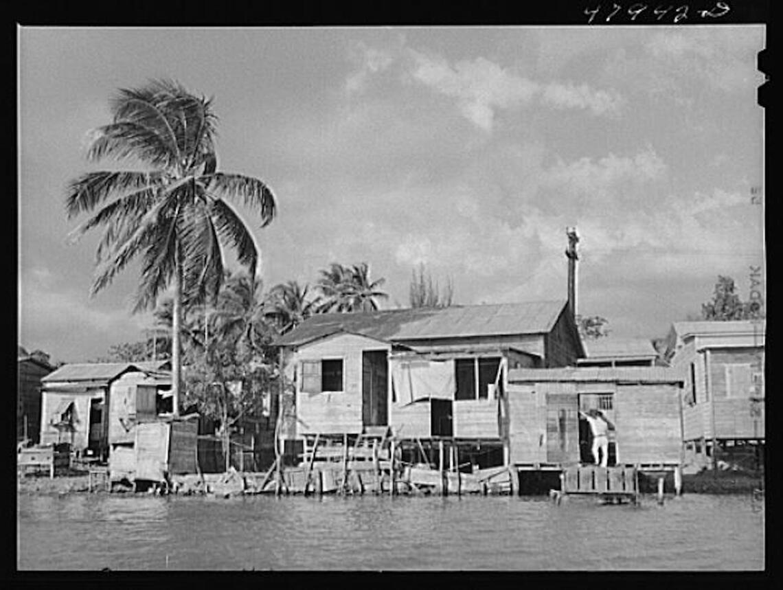 Puerto Real, Puerto Rico. Part of the extremely poor little fishing village on the southwest coast of Puerto Rico