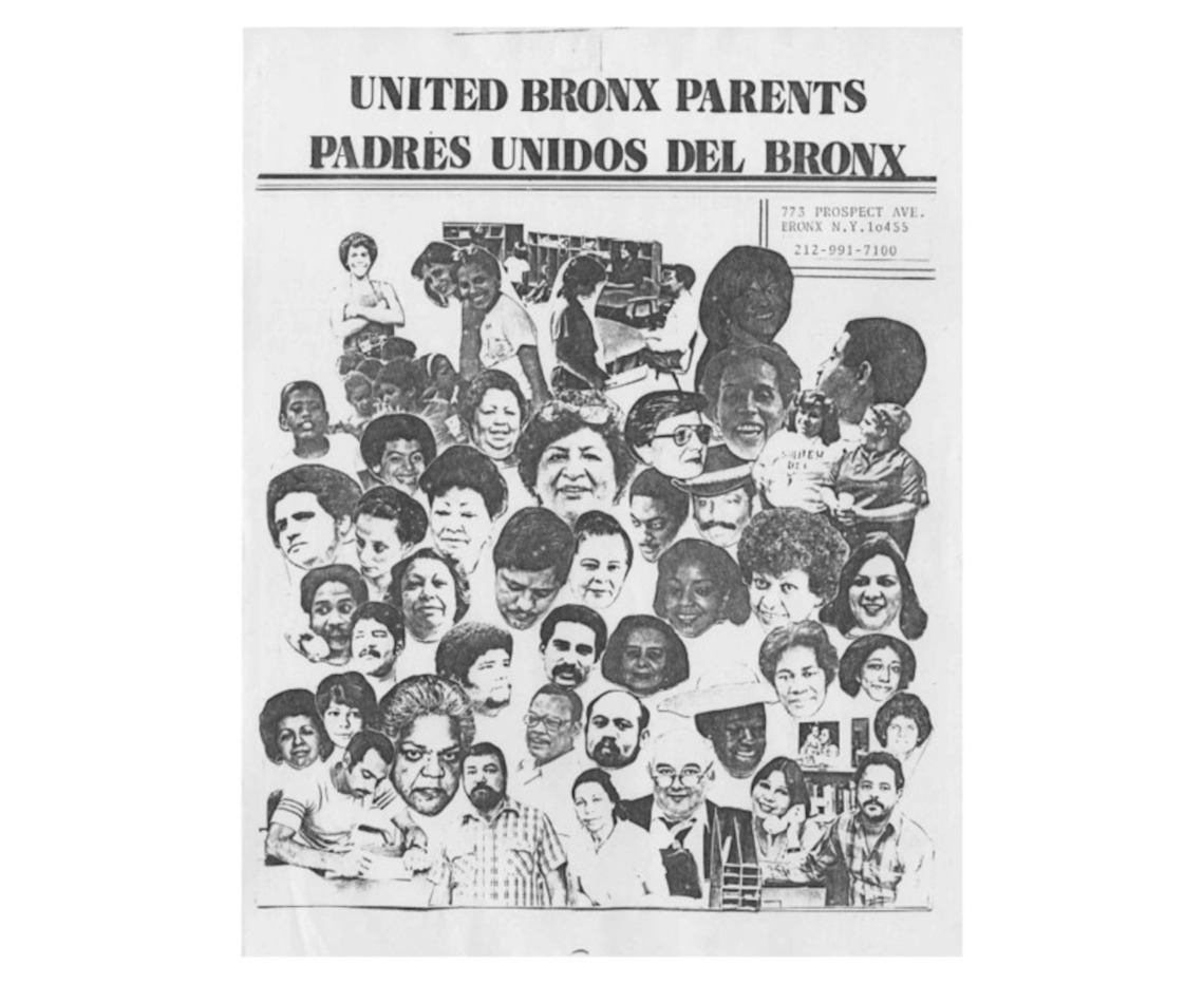 Flyer, United Bronx Parents/ Padres Unidos del Bronx