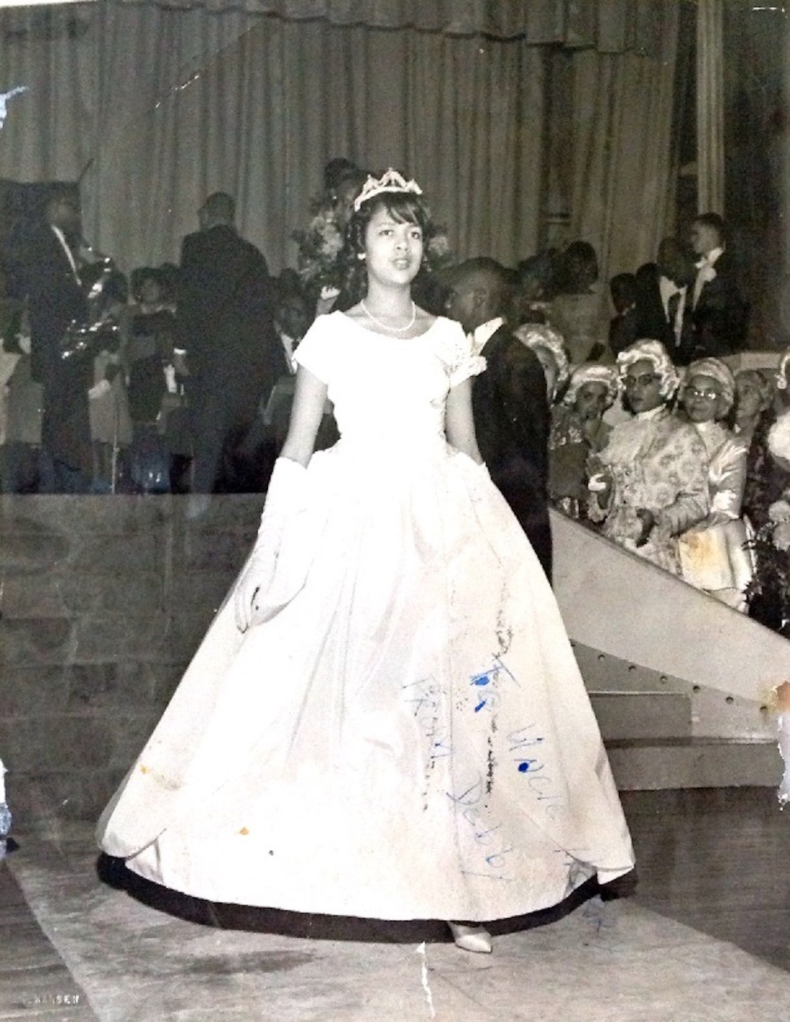 Deborah Lucas at her debutante ball