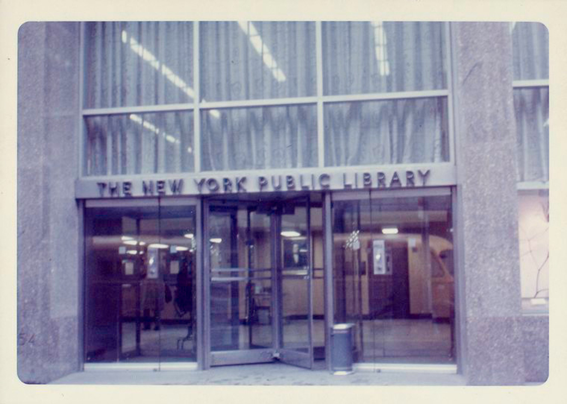 Entrance to the Donnell Library